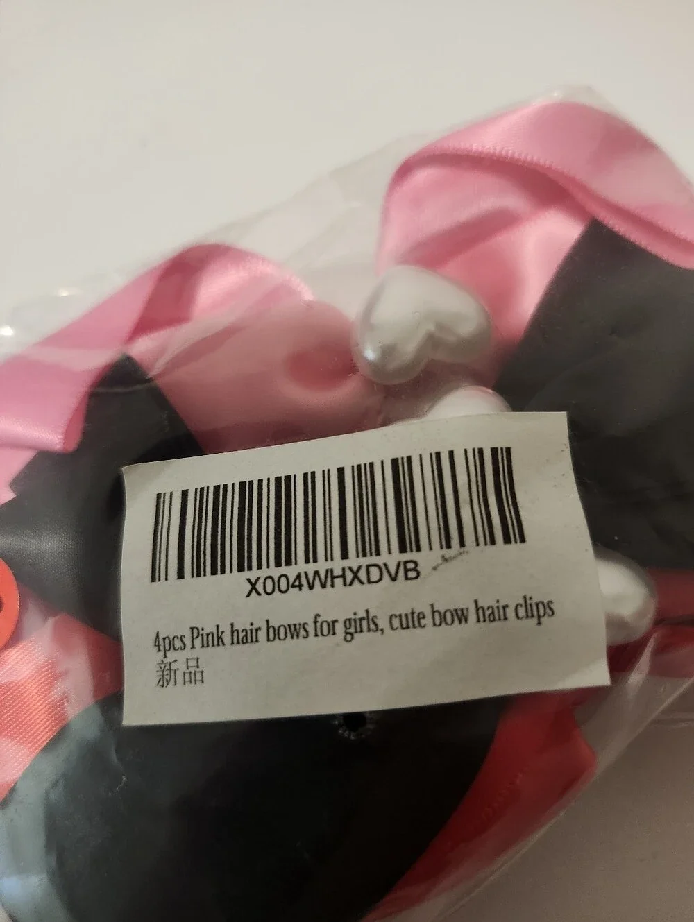 4 pcs hair bows for girls